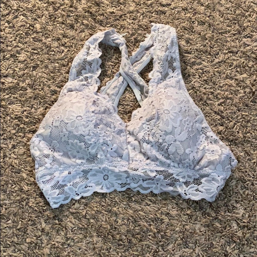 Grey Lace Bralette